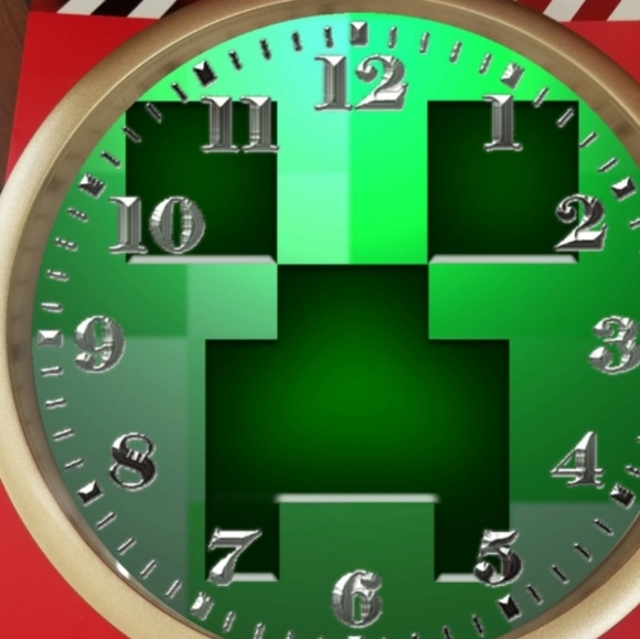 Creep minecraft clock